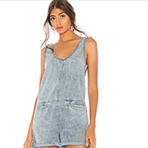 Love fire denim romper